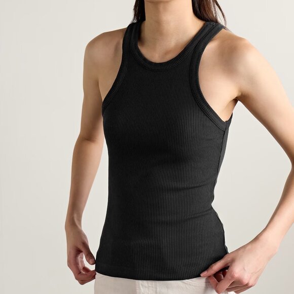 Agolde Rayne Black Tank Top Size Small - Picture 1 of 10